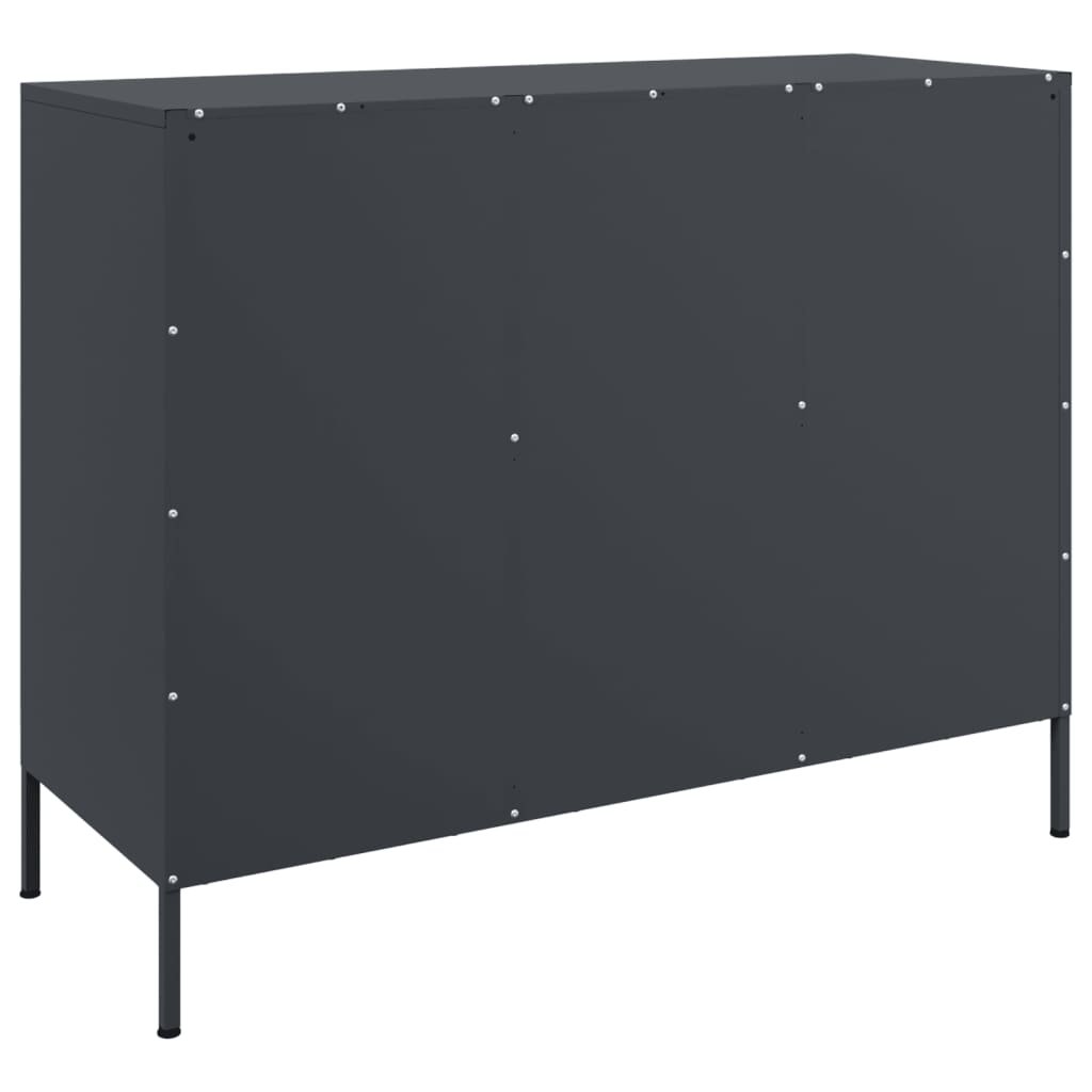 Sideboard Anthracite 100,5x39x79 cm Steel