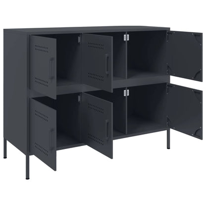 Sideboard Anthracite 100,5x39x79 cm Steel
