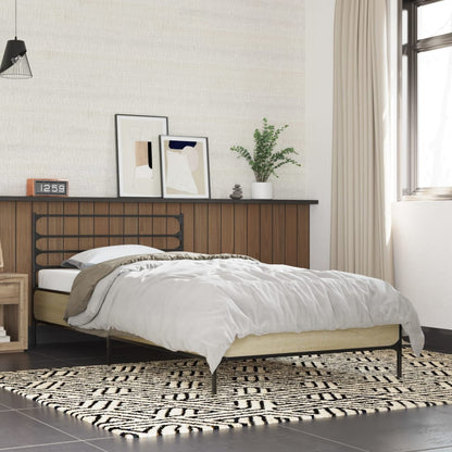 Bed Frame | Sonoma Oak | Engineered Wood, Metal | Single | Durable