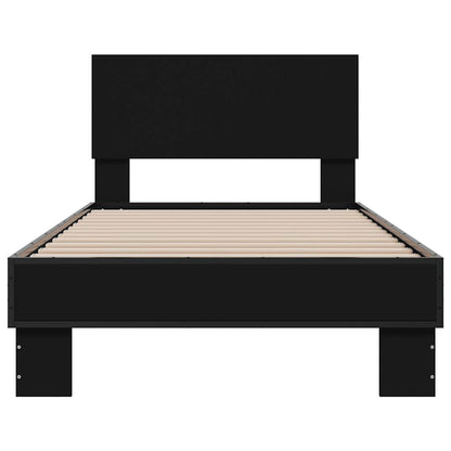 Bed Frame | Black | Engineered Wood, Metal | Small Single | Bed Frame