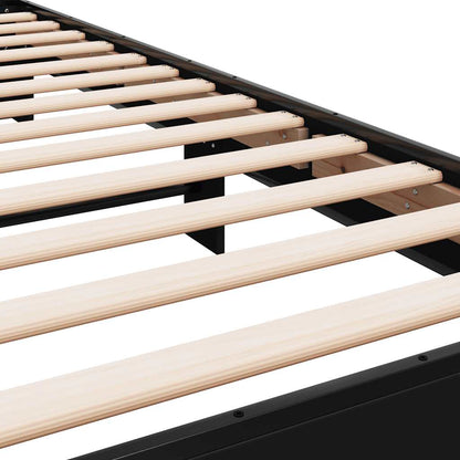 Bed Frame | Black | Engineered Wood, Metal | Small Single | Bed Frame