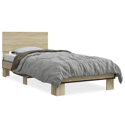 Bed Frame | Sonoma Oak | Engineered wood | Small Single |  Durable