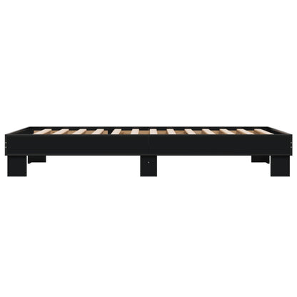 Bed Frame without Mattress Black 90x190 cm Single