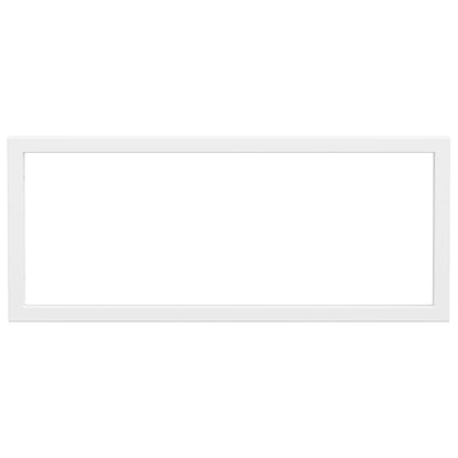 Shelf Brackets for Washbasin 2 pcs White Rectangular Steel