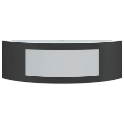Outdoor Wall Lights 2pcs Black Stainless Steel