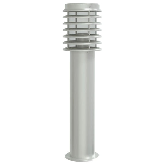 Outdoor Floor Lamp Silver 60 cm Stainless Steel