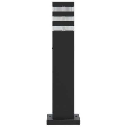 Outdoor Floor Lamps 3pcs Black 50 cm Aluminium