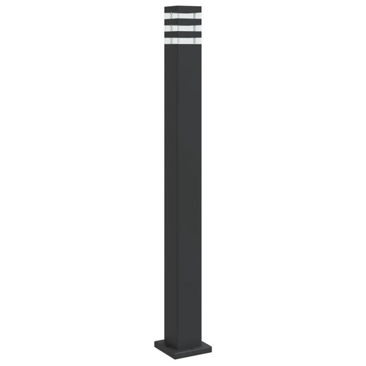 Outdoor Floor Lamp Black 110 cm Aluminium