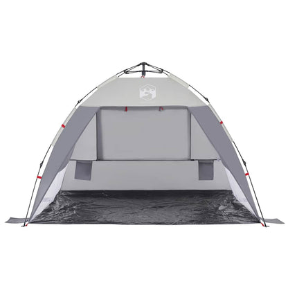 Beach Tent 2-Person Grey Quick Release Waterproof