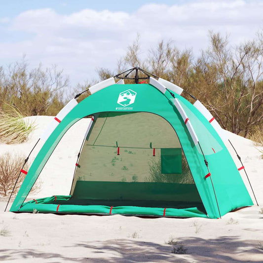 Beach Tent 2-Person Sea Green Quick Release Waterproof