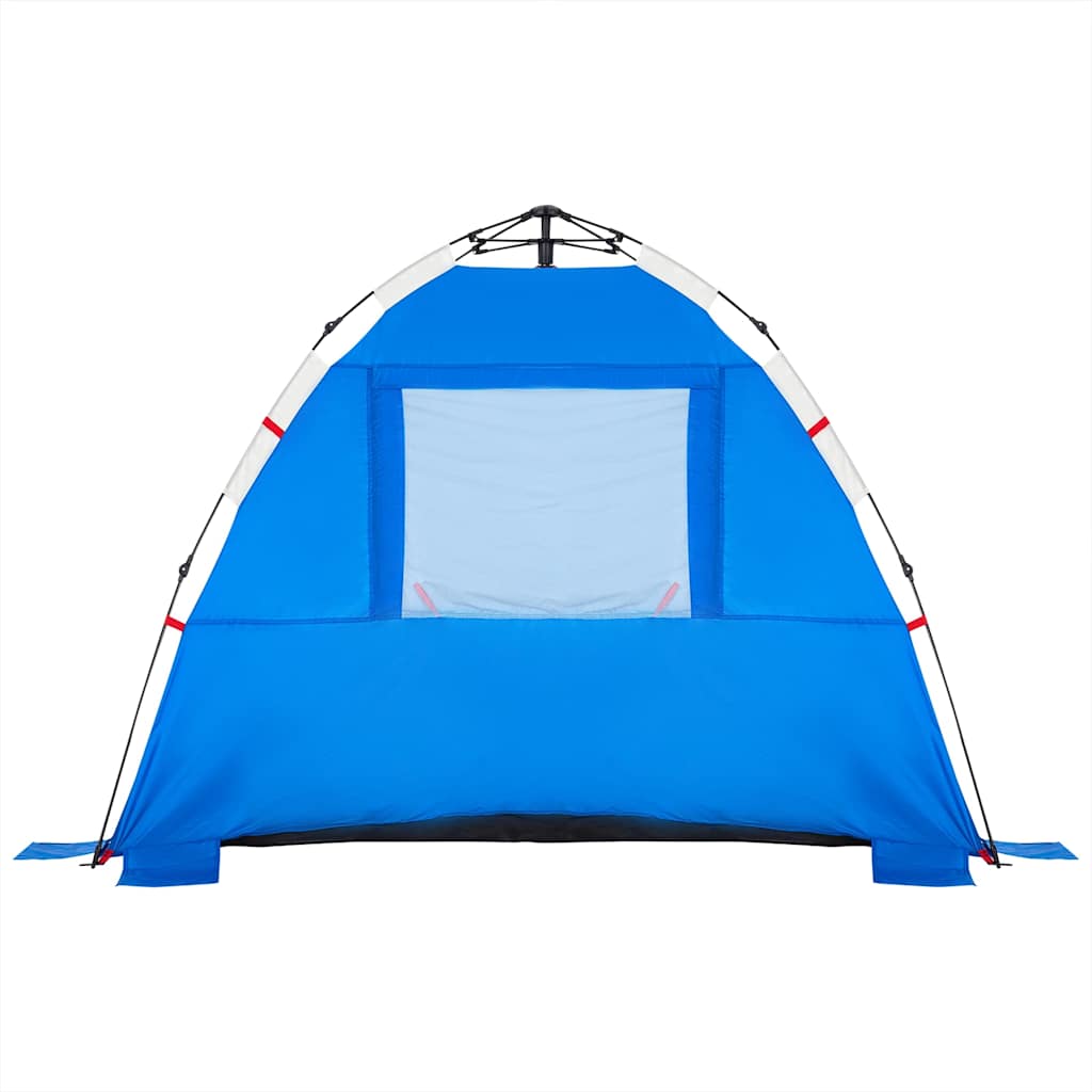 Beach Tent 3-Person Azure Blue Quick Release Waterproof