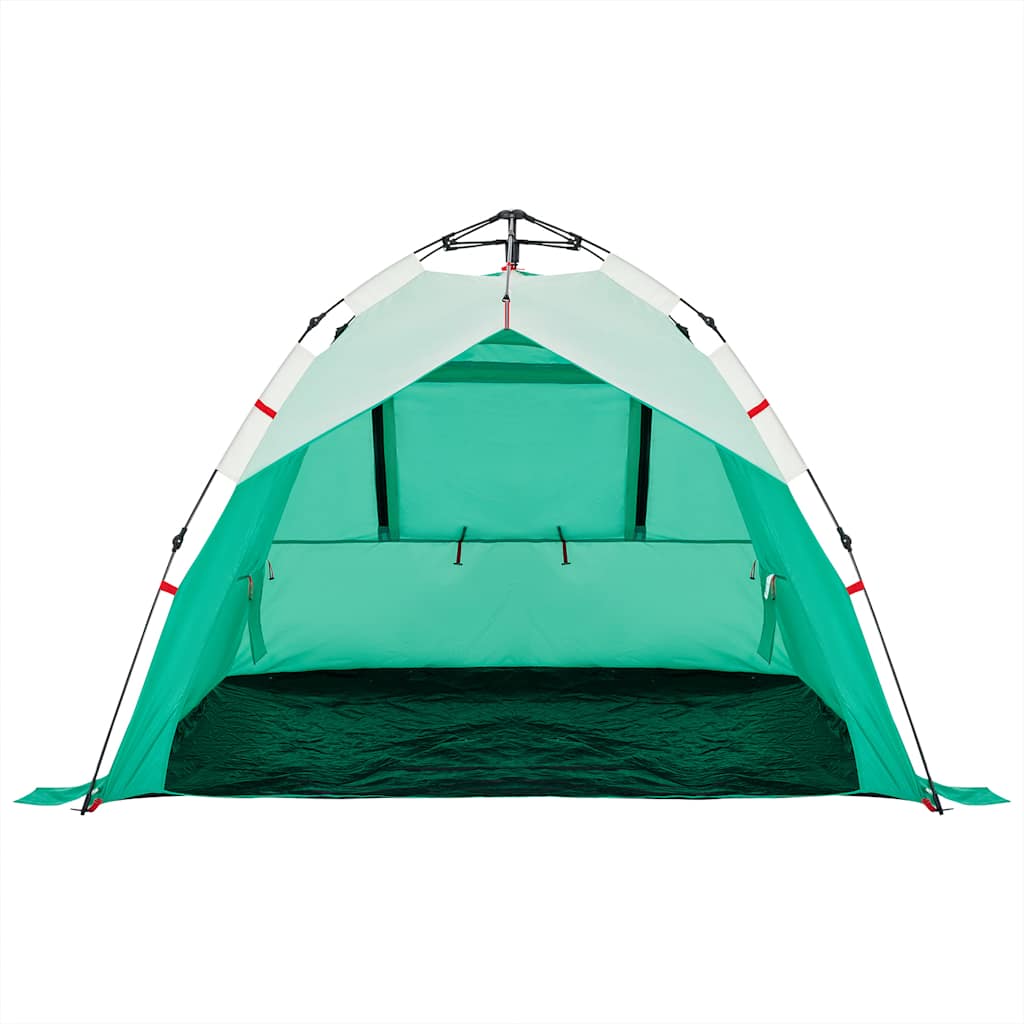 Beach Tent 3-Person Sea Green Quick Release Waterproof