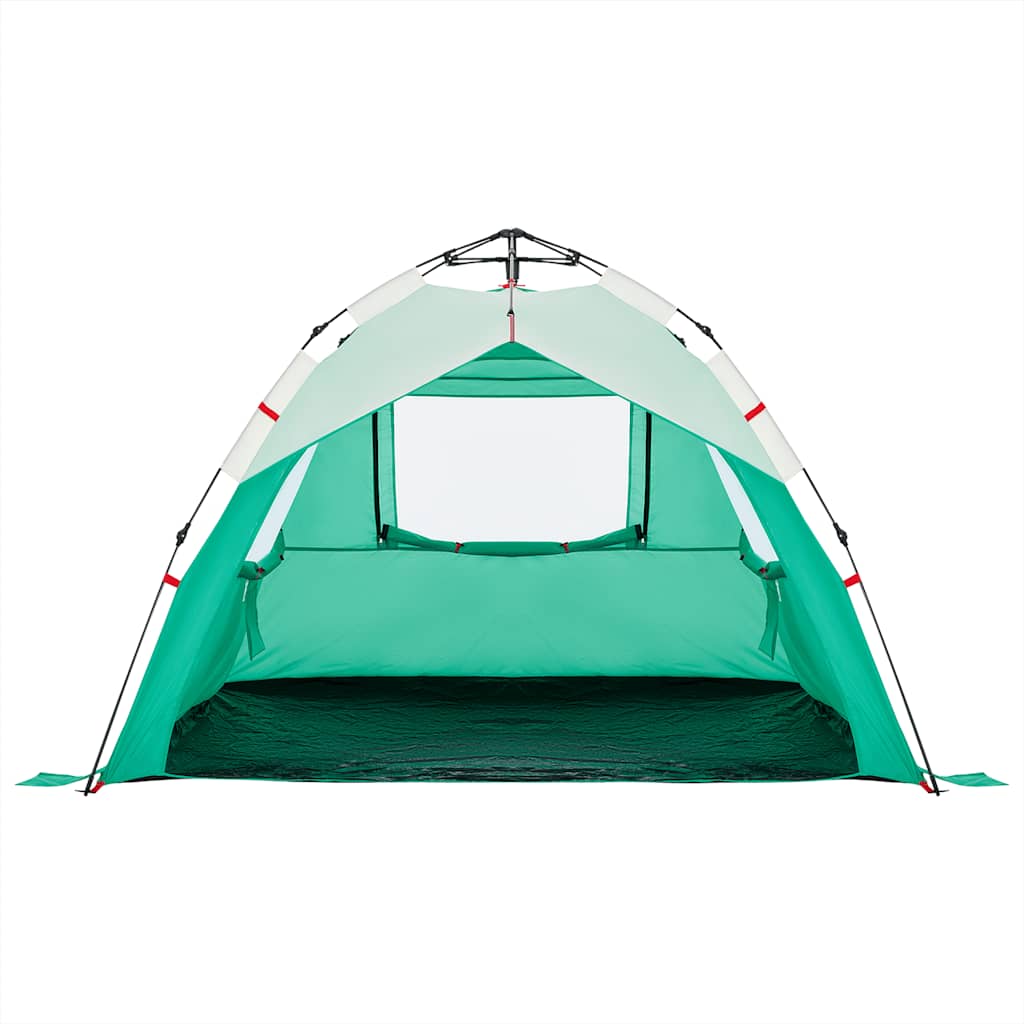 Beach Tent 3-Person Sea Green Quick Release Waterproof
