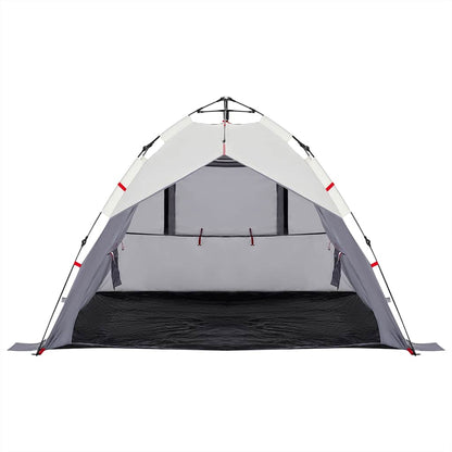 Beach Tent 3-Person Grey Quick Release Waterproof