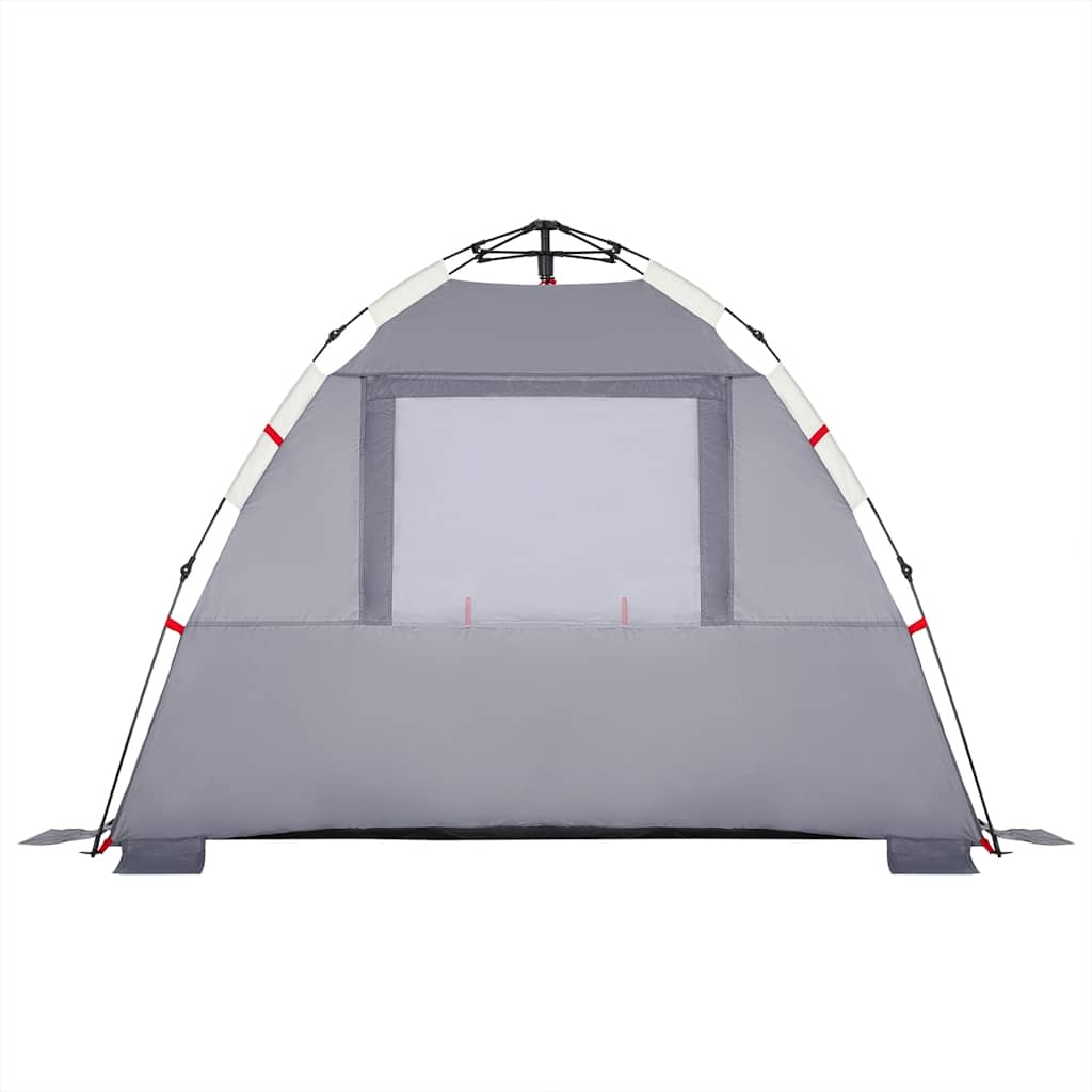 Beach Tent 3-Person Grey Quick Release Waterproof