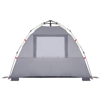 Beach Tent 3-Person Grey Quick Release Waterproof
