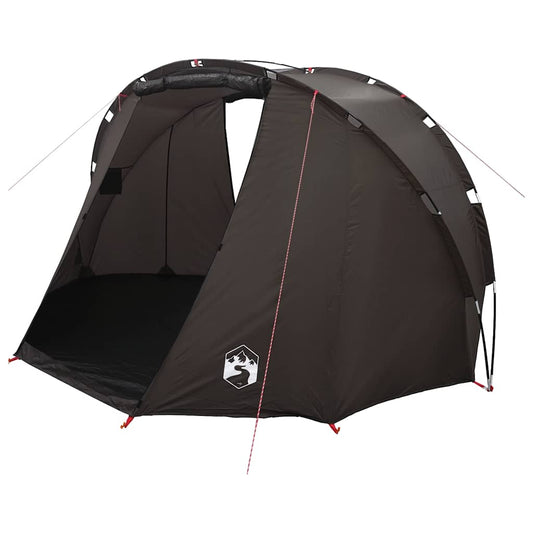 Fishing Tent 5-Person Brown Waterproof