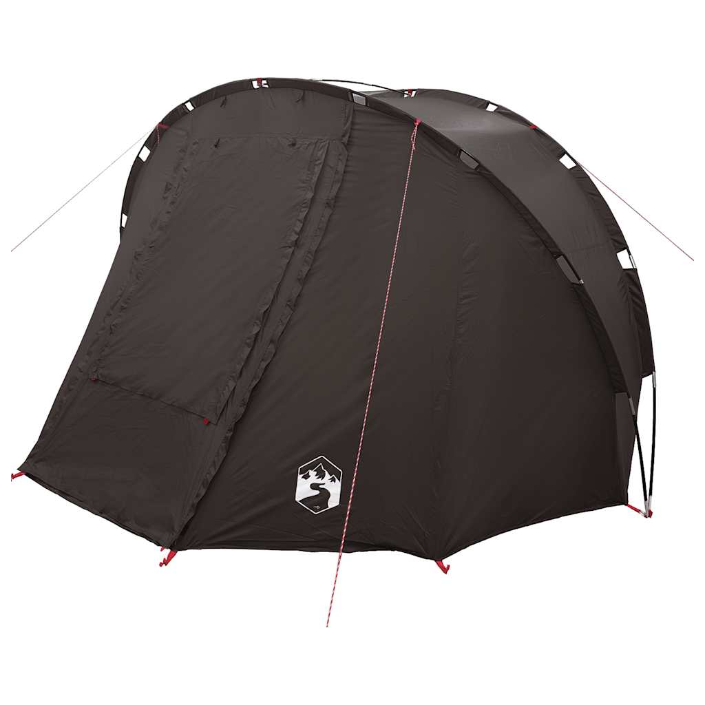Fishing Tent 5-Person Brown Waterproof
