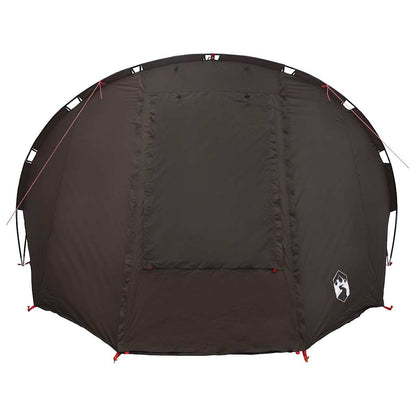 Fishing Tent 5-Person Brown Waterproof