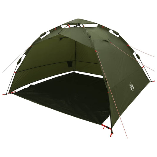 Fishing Tent 4-Person Olive Green Quick Release