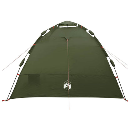 Fishing Tent 4-Person Olive Green Quick Release