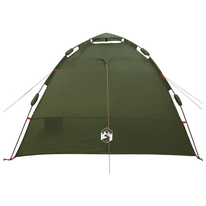 Fishing Tent 4-Person Olive Green Quick Release