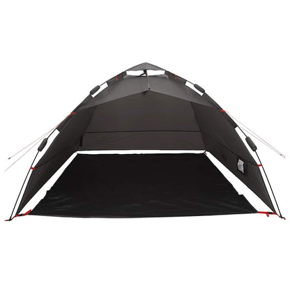 Fishing Tent 4-Person Brown Quick Release