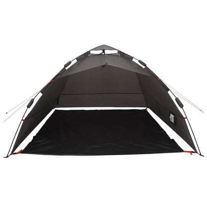 Fishing Tent 4-Person Brown Quick Release