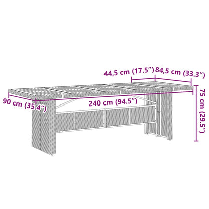 Garden Dining Set | Grey