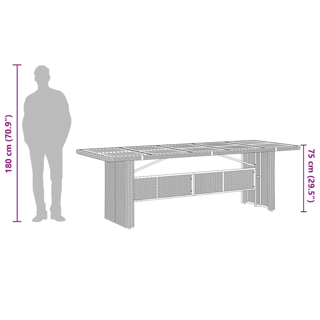 Garden Dining Set | Grey