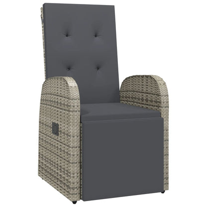Garden Dining Set | Grey, Dark Grey