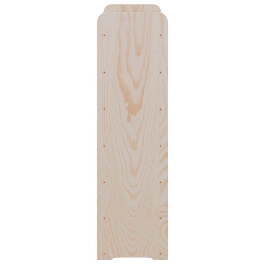 Wine Rack with Top Board 67.5x25x87 cm Solid Wood Pine