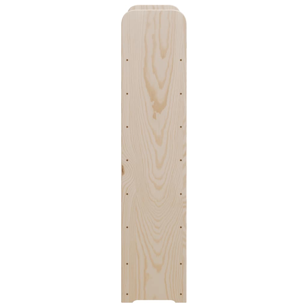Wine Rack with Top Board 72.5x25x111.5 cm Solid Wood Pine