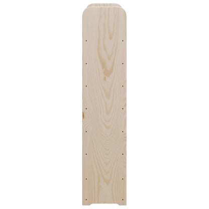 Wine Rack with Top Board 72.5x25x111.5 cm Solid Wood Pine