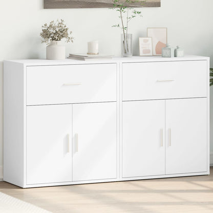 Sideboards 2 pcs White 60x31x70 cm Engineered Wood