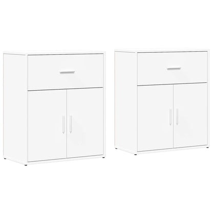 Sideboards 2 pcs White 60x31x70 cm Engineered Wood