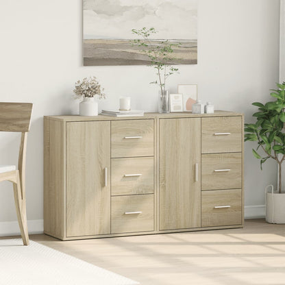 Sideboards 2 pcs Sonoma Oak 60x31x70 cm Engineered Wood