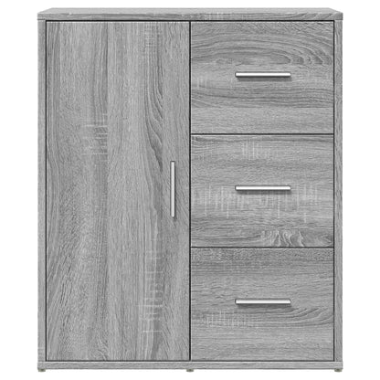 Sideboards 2 pcs Grey Sonoma 60x31x70 cm Engineered Wood