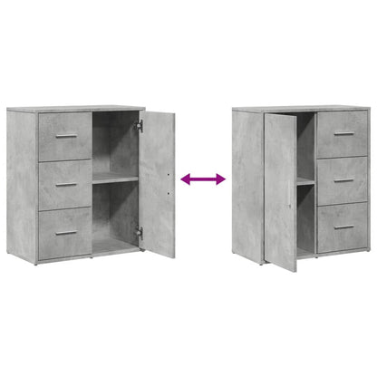 Sideboards 2 pcs Grey Sonoma 60x31x70 cm Engineered Wood