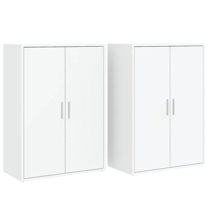Sideboards 2 pcs White 60x31x84 cm Engineered Wood