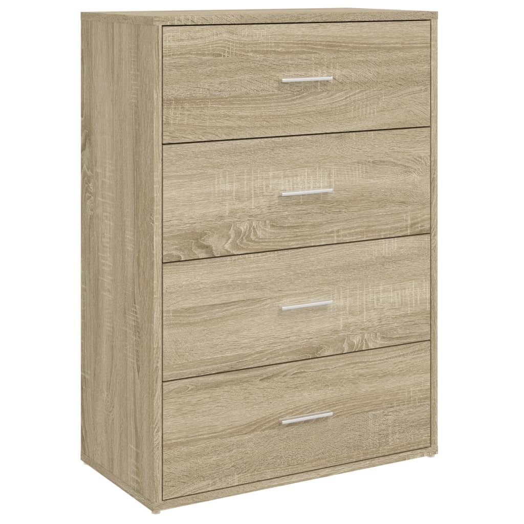 Sideboards 2 pcs Sonoma Oak 60x31x84 cm Engineered Wood
