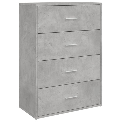 Sideboards 2 pcs Concrete Grey 60x31x84 cm Engineered Wood