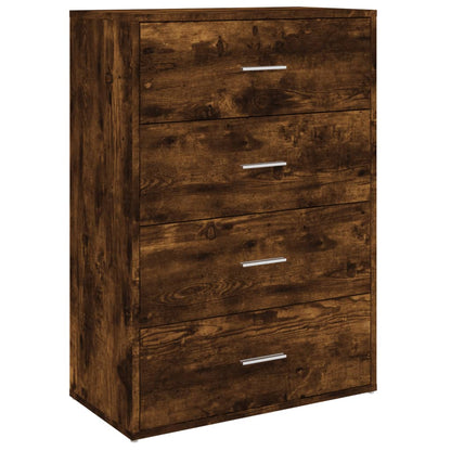 Sideboards 2 pcs Smoked Oak 60x31x84 cm Engineered Wood