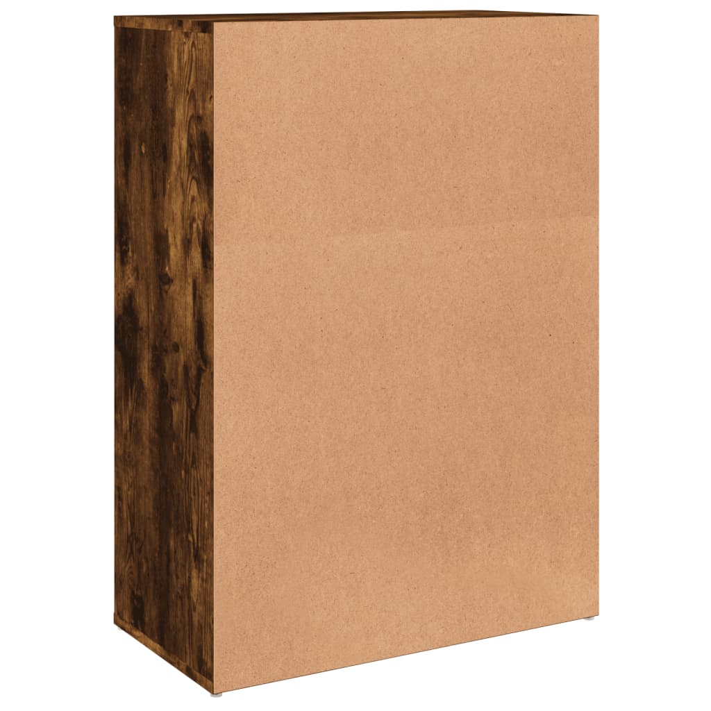 Sideboards 2 pcs Smoked Oak 60x31x84 cm Engineered Wood