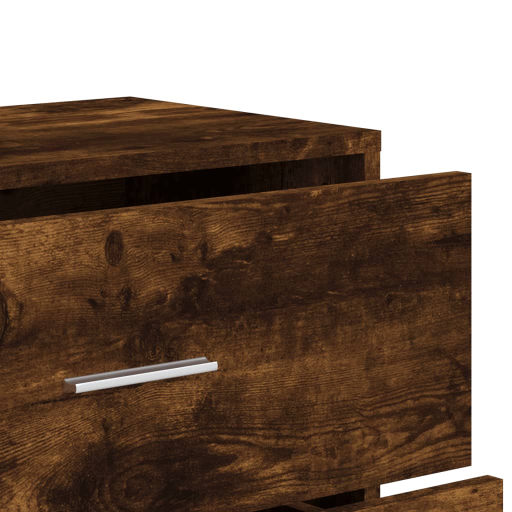 Sideboards 2 pcs Smoked Oak 60x31x84 cm Engineered Wood