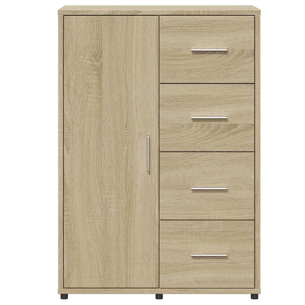 Sideboards 2 pcs Sonoma Oak 60x31x84 cm Engineered Wood
