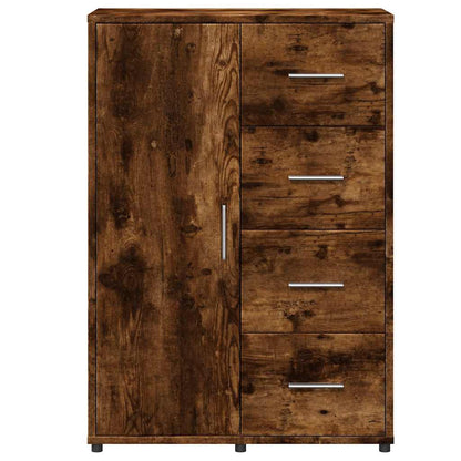 Sideboards 2 pcs Smoked Oak 60x31x84 cm Engineered Wood