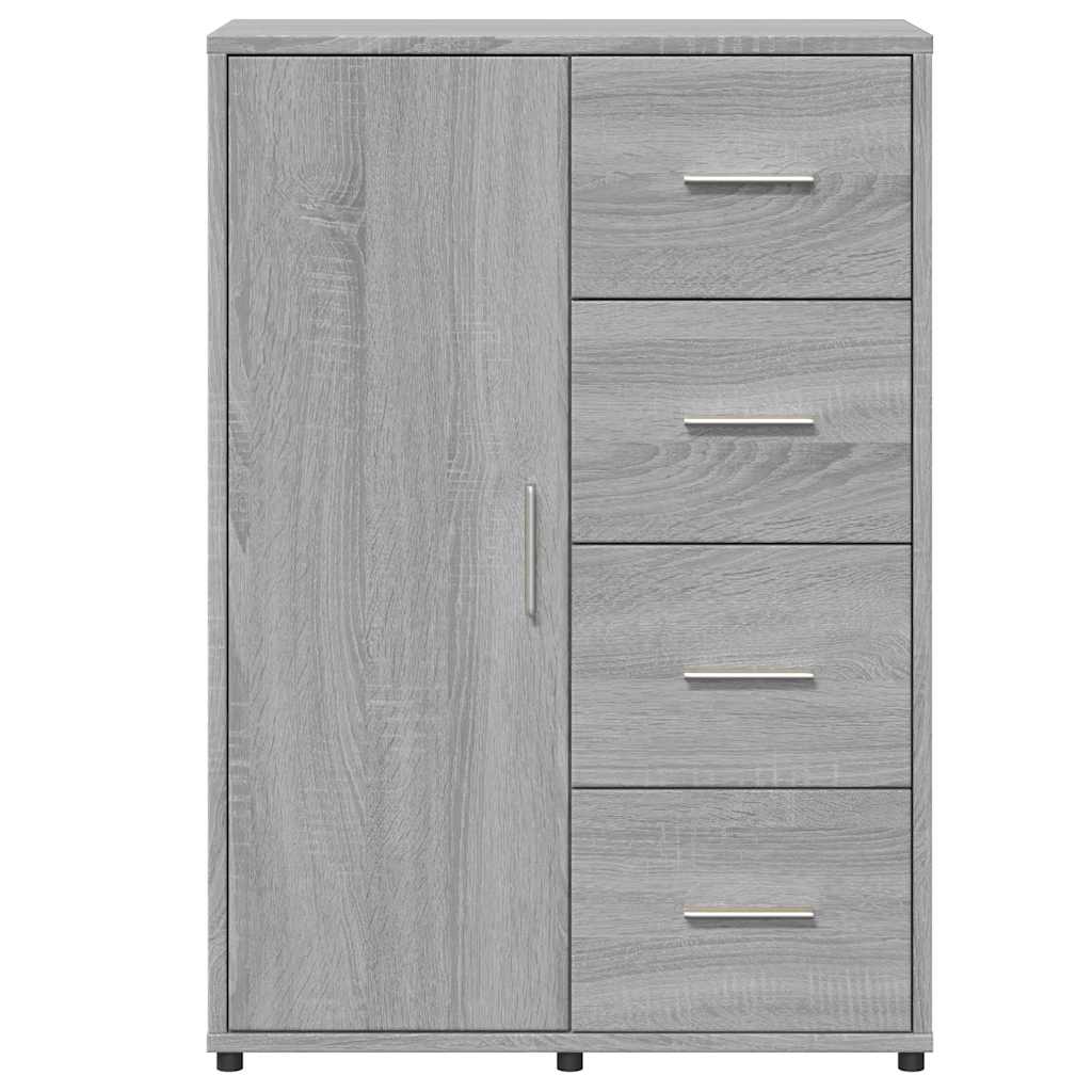Sideboards 2 pcs Grey Sonoma 60x31x84 cm Engineered Wood