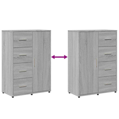 Sideboards 2 pcs Grey Sonoma 60x31x84 cm Engineered Wood