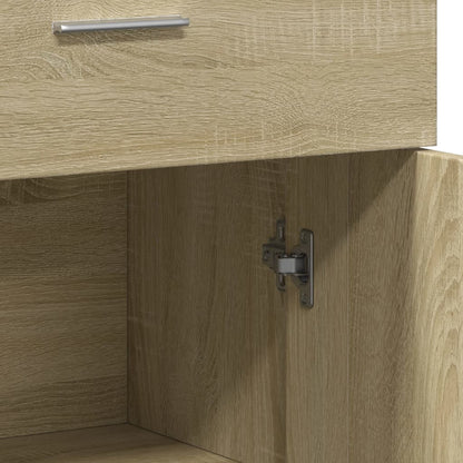 Sideboards 2 pcs Sonoma Oak 60x30x84 cm Engineered Wood